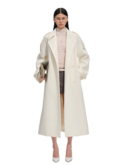 Classic Vicuna Wool-Blend Coat