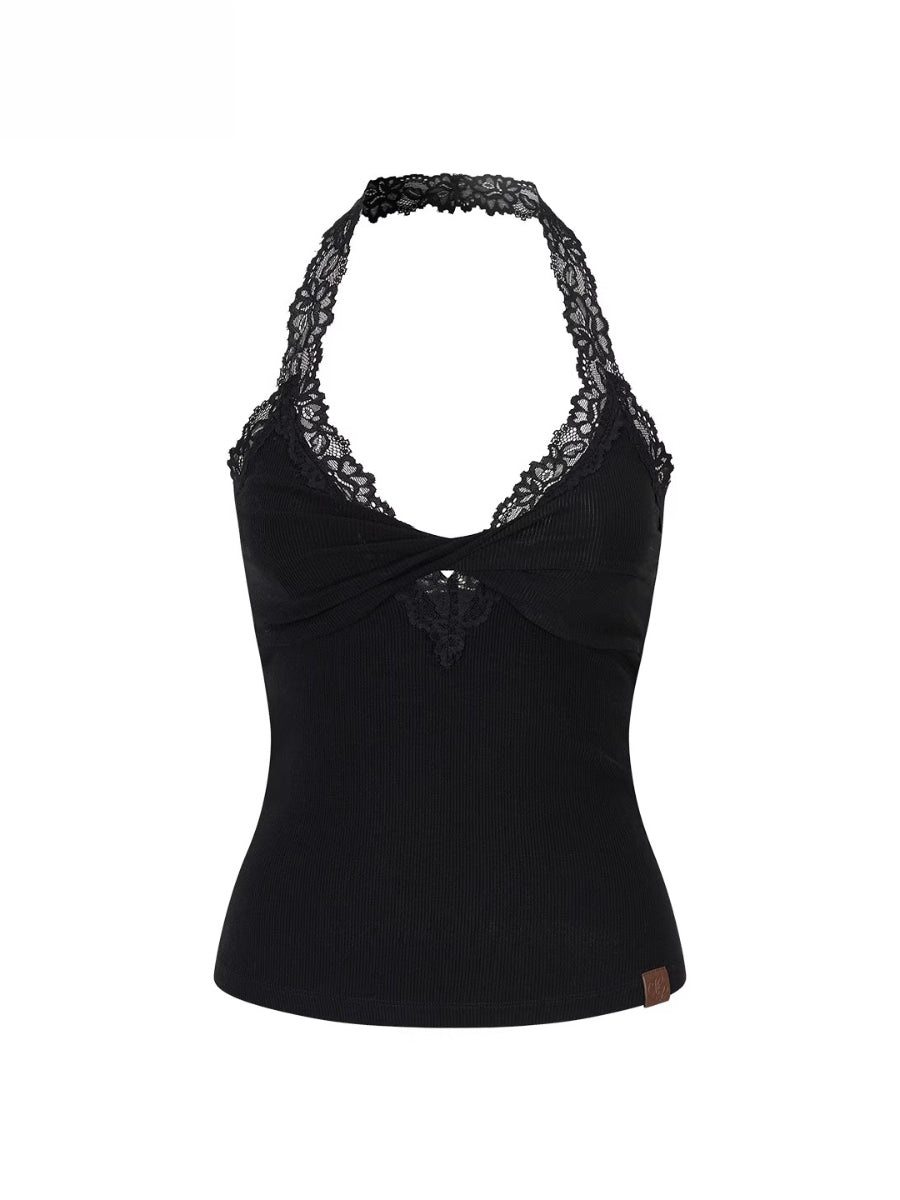 Lace Detail Layered Tank