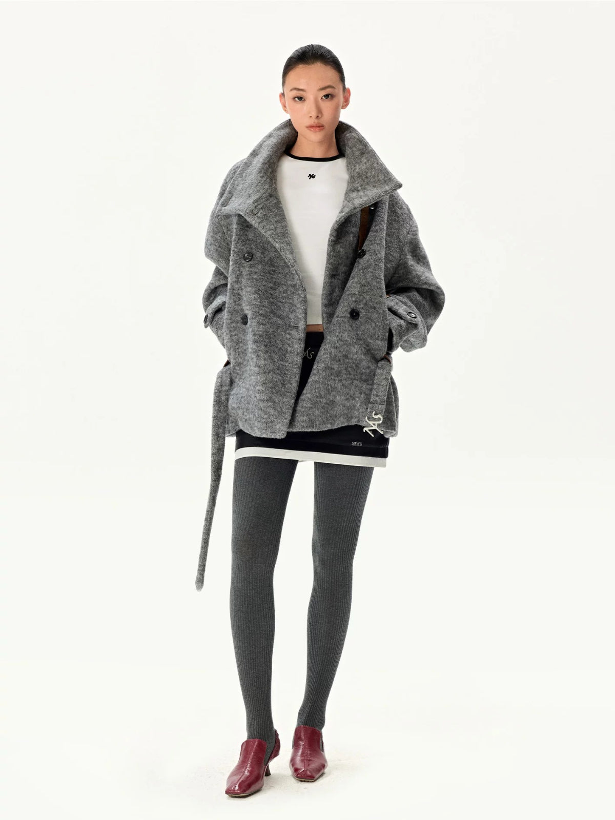 Misty Wool Double Face Coat