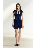 Tie-Waist Ruffle Skirt Set