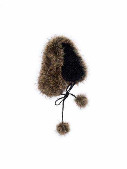 Reversible Eco-friendly Fleece Pom-pom Ear Muffs