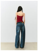 Button Lyocell Knit Tank Top