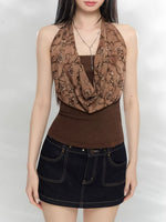 Draped Halter Camisole