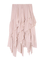 Ruffle Layer Chiffon Skirt