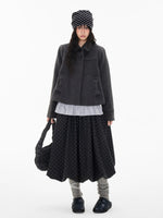 Korean Wool Blend Short Coat