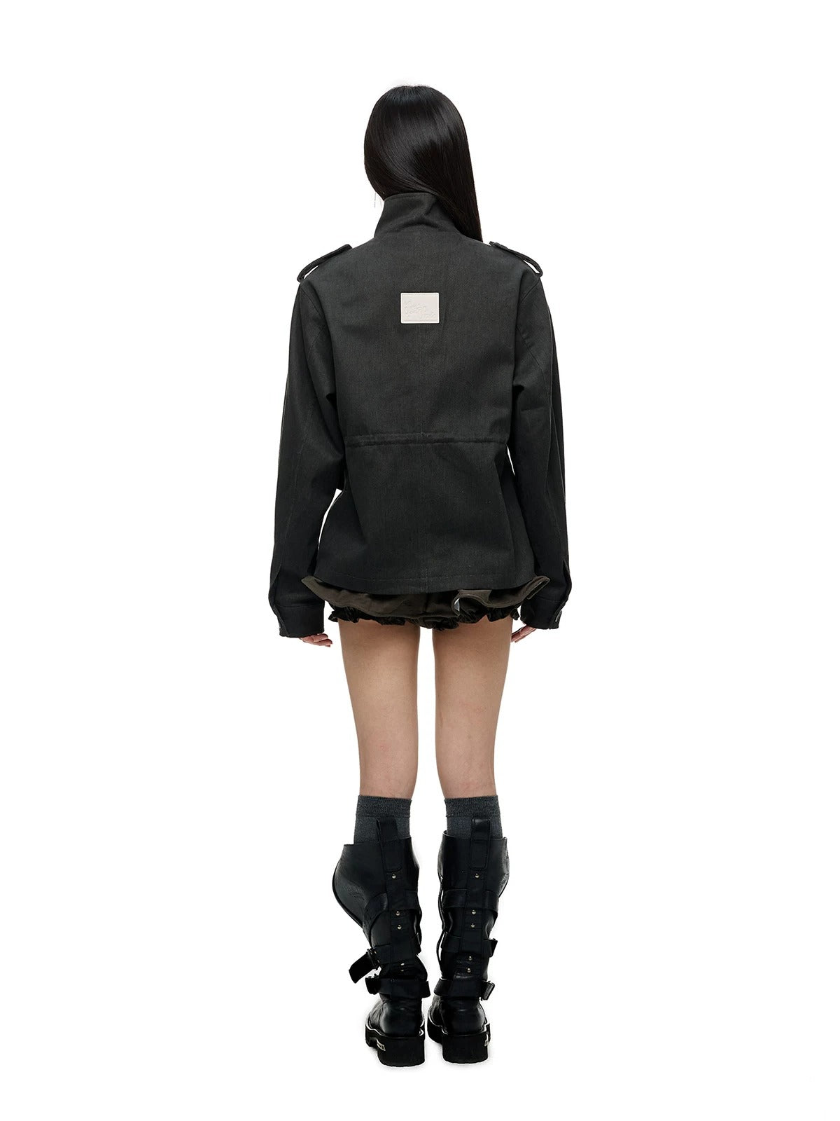 Vintage Utility Stand Collar Jacket