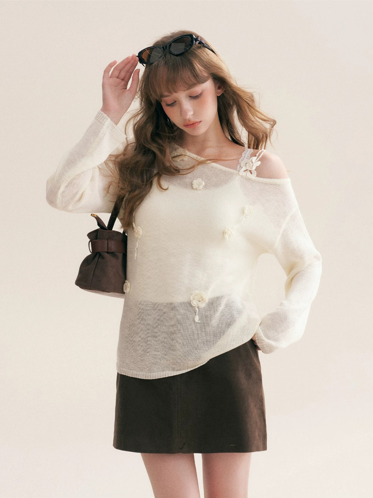 Corduroy A Line Skirt