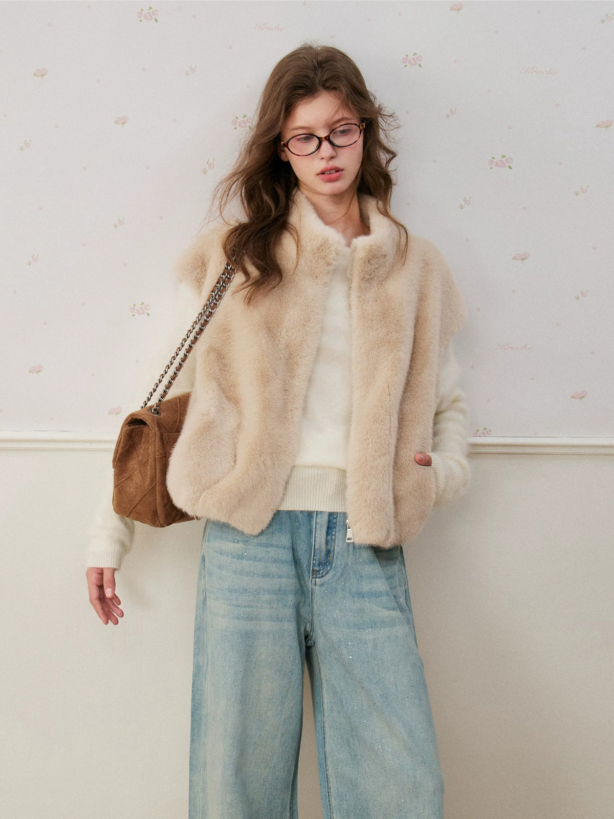 Cloud Soft Mink Vest Jacket