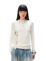 Mock-Layer Long Sleeve Tee