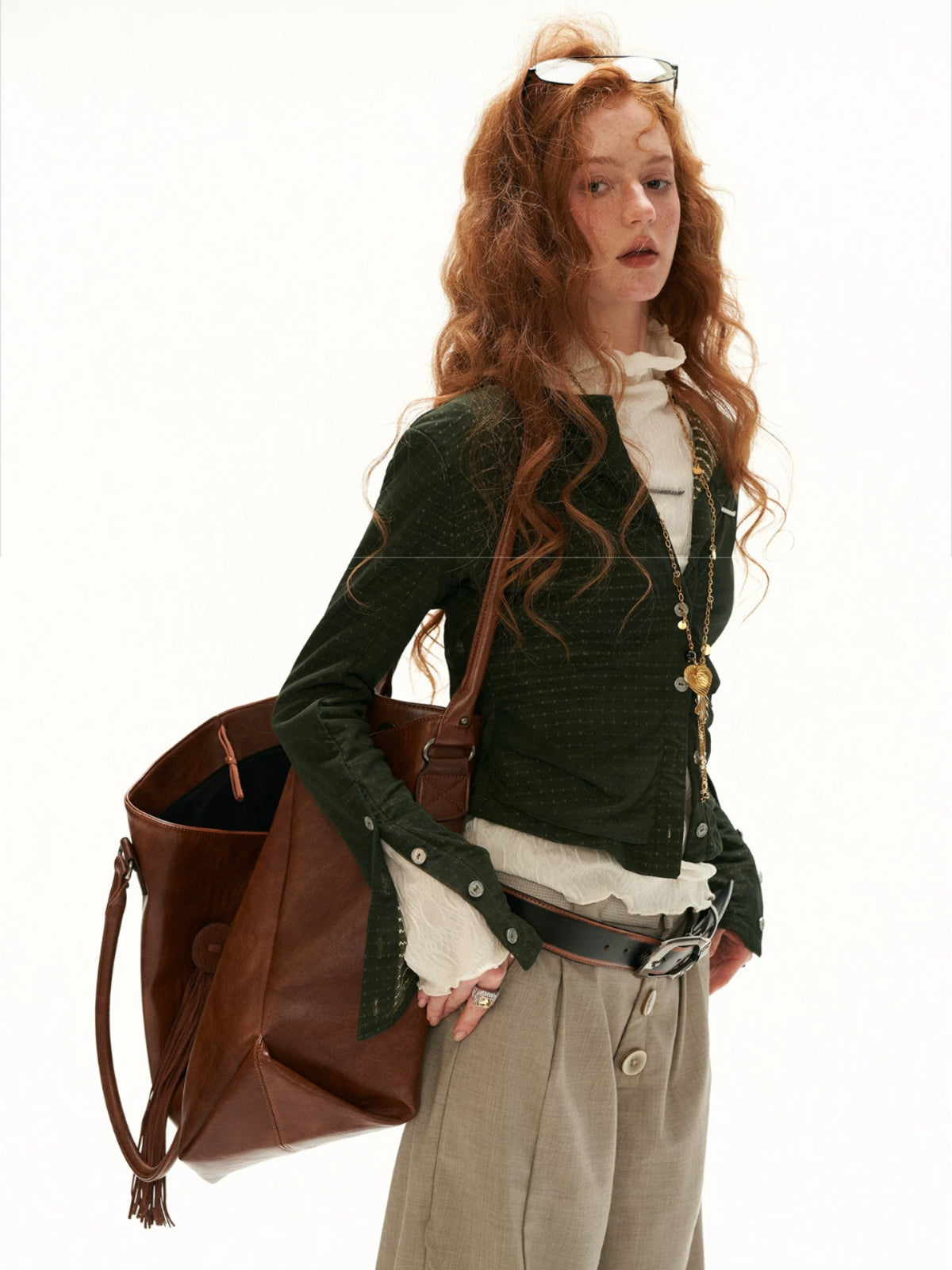 Textured Jacquard Knit Cardigan