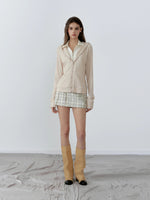 Pink Stripe Layered Jacket