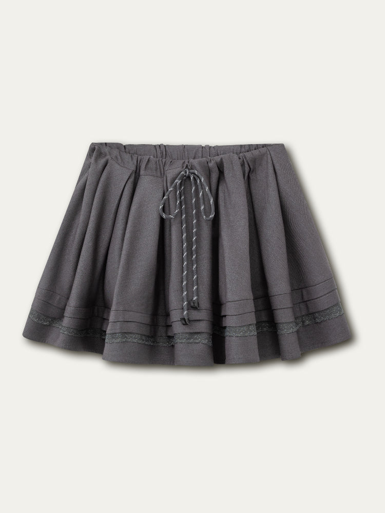 Versatile Pleated Puff Skirt