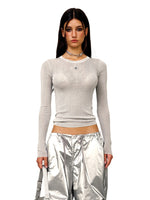 Waist-Cinching Slim Fit Thin Long - Sleeve Tunic
