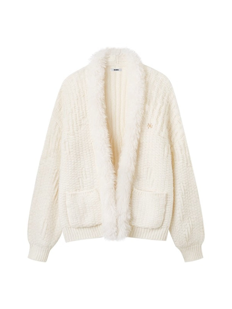Polar Mohair Knit Cardigan