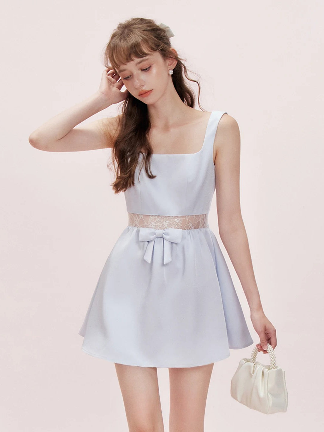Satin Lace Dress