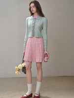 Silky Wool Cropped Cardigan