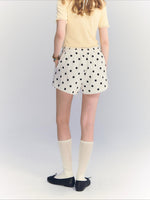 Polka Dot Linen Shorts