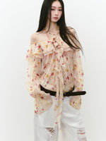 Floral Camisole Off-Shoulder Top