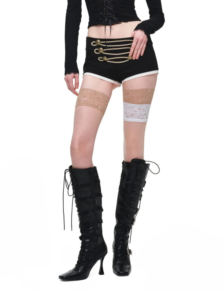 Napoleon Wool Mini Shorts