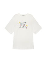 Cross Embroidery Relaxed T-shirt