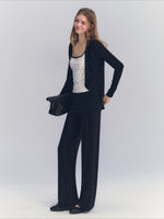 Foldover Straight Pants