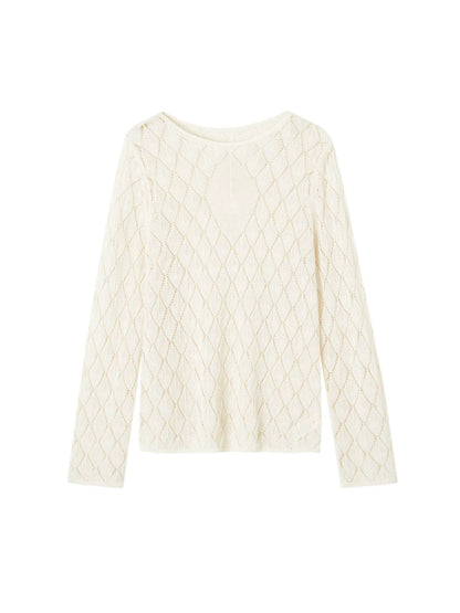 Washi Knit Cutout Top