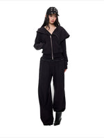 Hooded Fleece Sweatshirt & Pants Set