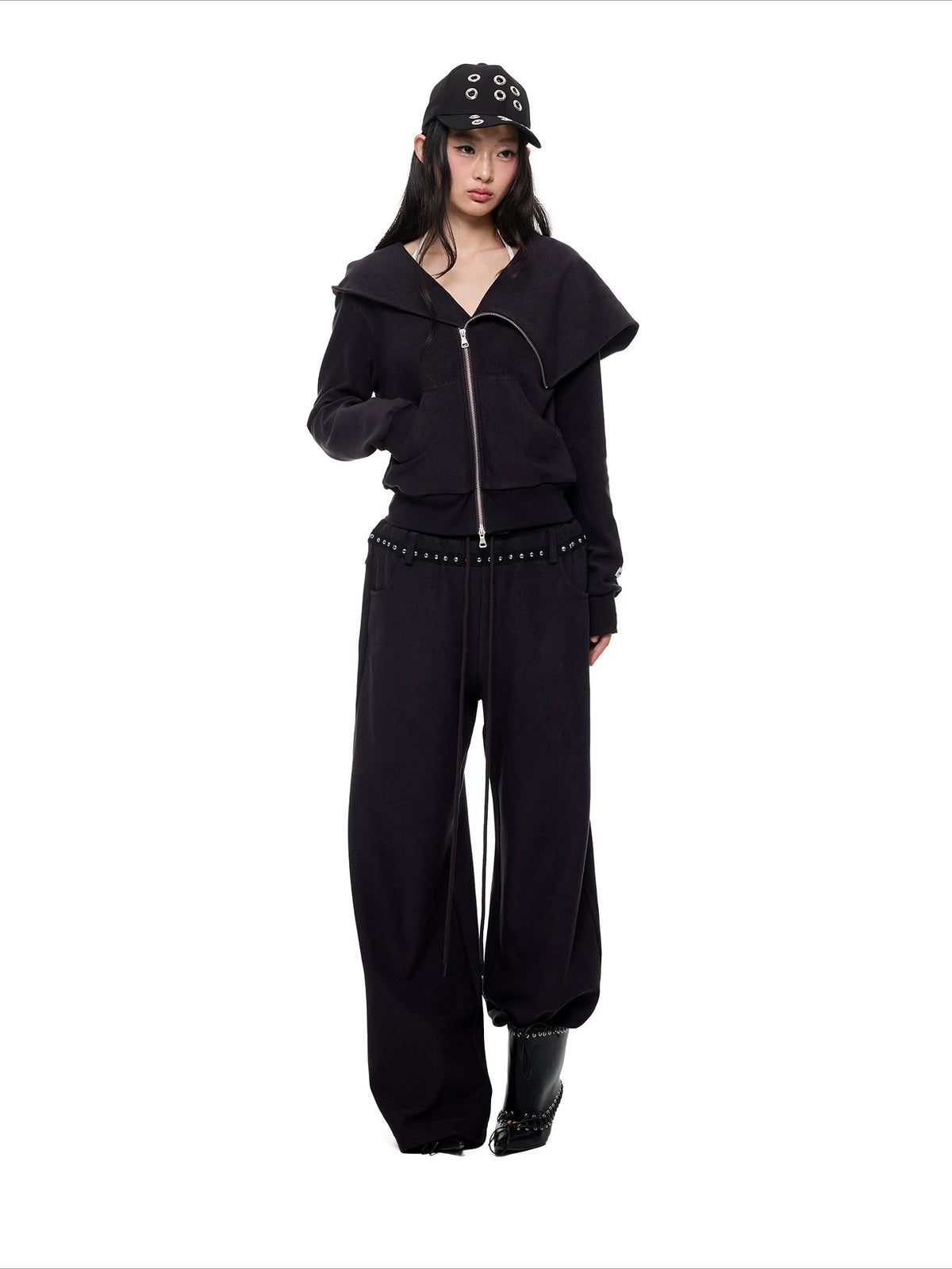 Hooded Fleece Sweatshirt &amp; Pants Set
