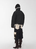 Cow Pattern Faux Fur Shorts