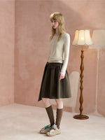 Contrast Cuff Layered Tee