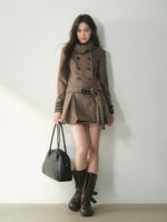 Vintage Peter Pan Collar Wool Coat