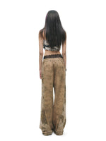 Tie-Dye Distressed Sweatpants
