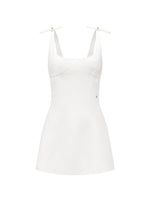 Short Bow Tie Strap Dress