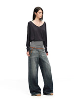 Two-Way V Neck Top