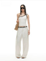 Starlight Ribbed Asymmetric Tank
