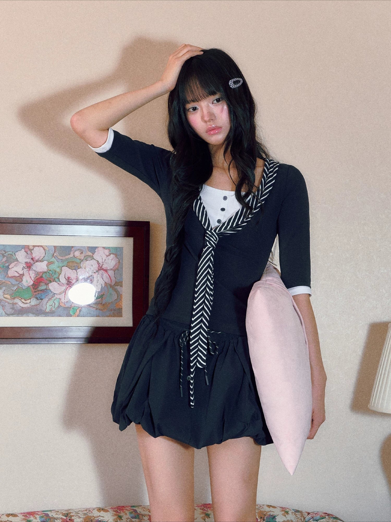 Striped Sailor Layered Top