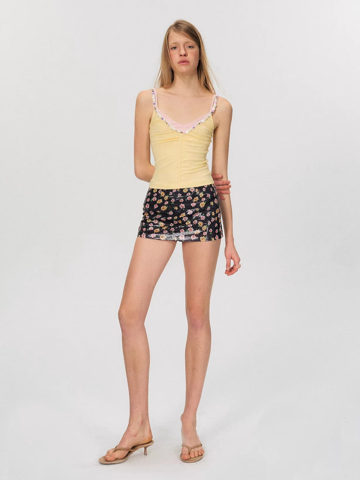 Shell Trim Cami Top