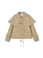 Detachable Cape Jacket