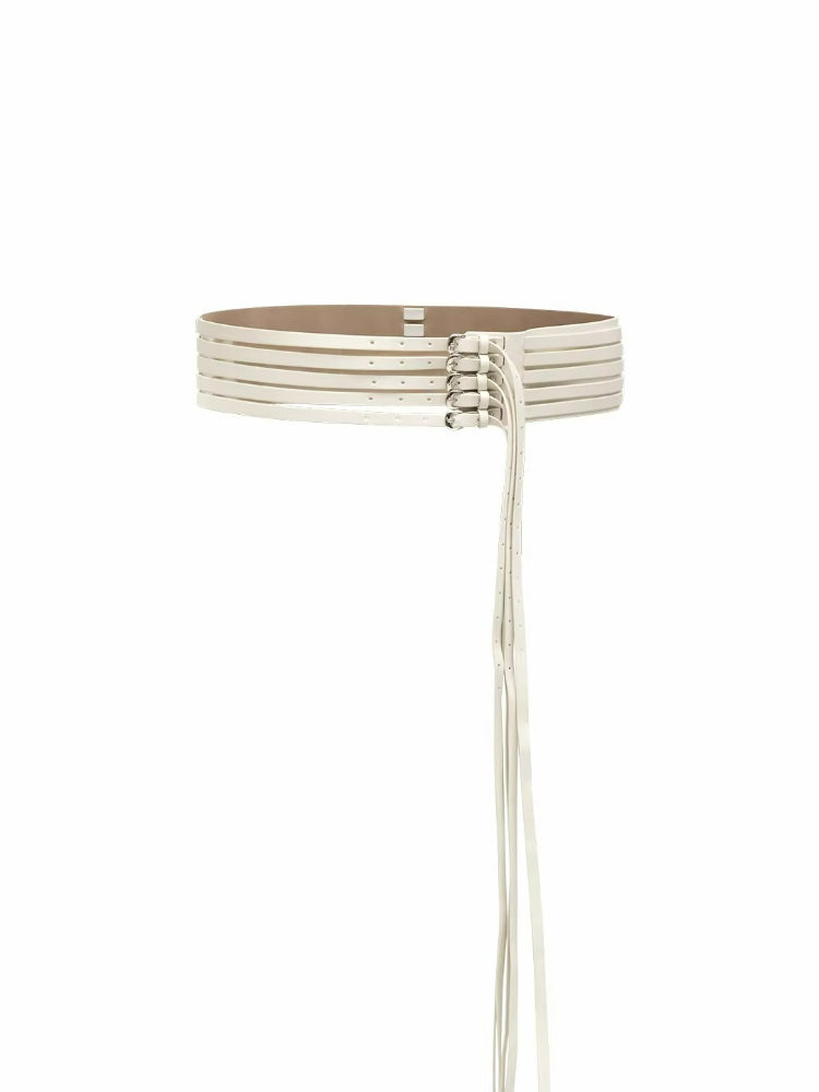 Vintage Buckle Multi-Tassel PU Belt/Bracelet