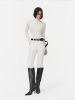 Cloud Fir Wool Turtleneck Knit Top