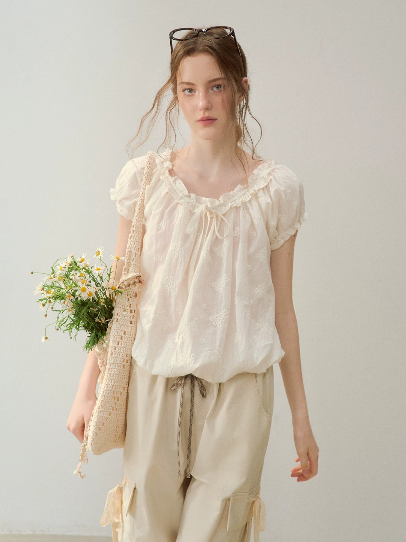 Lily Embroidery Blouse