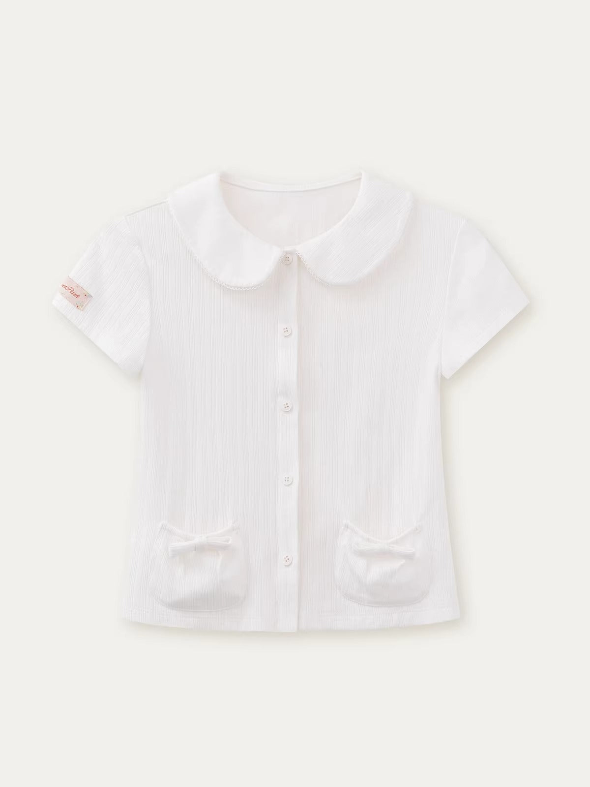 Floral Doll Collar T-shirt &amp;Shorts Set