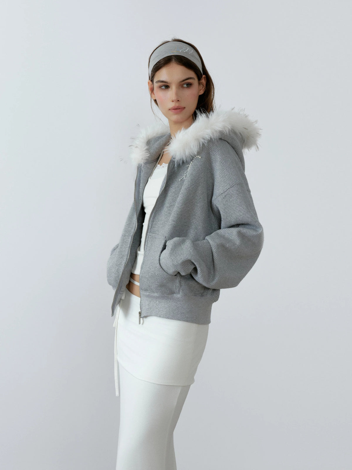 Fur Hooded Jacket