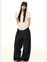 Hooded Vintage Short Sleeve Top