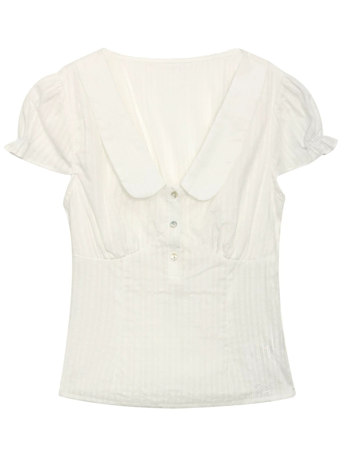 Textured Doll Collar Top
