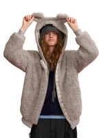 Sherpa Plaid Reversible Hooded Jacket