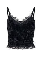 Lace-Trimmed Slim-Fit Versatile Tank Top