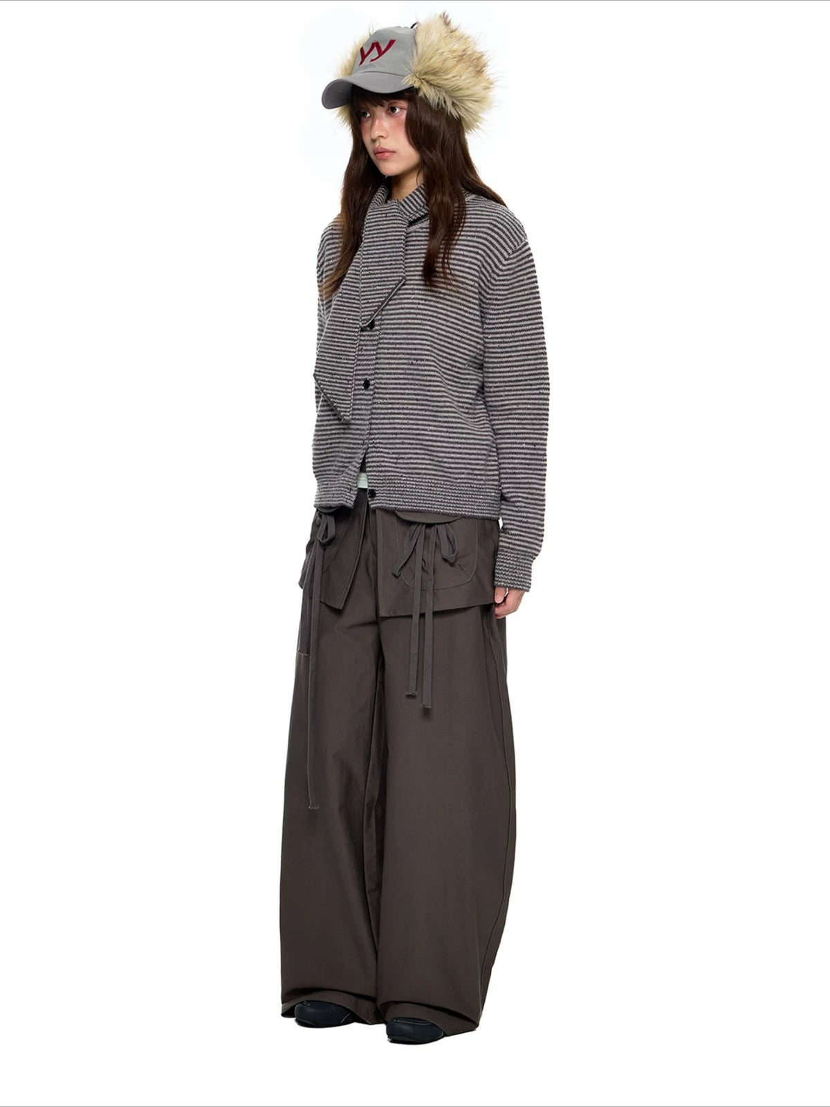 Polar Fleece Knit Cardigan