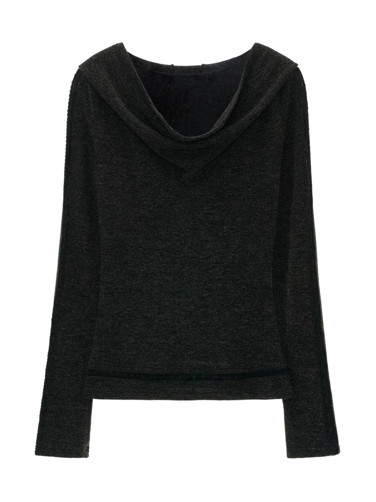 Soft Draped Off Shoulder Fitted Top