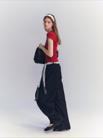 Polka Dot Straight Pants